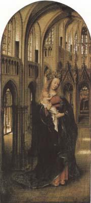 Jan Van Eyck Madonna in a Church (mk08) Spain oil painting art
